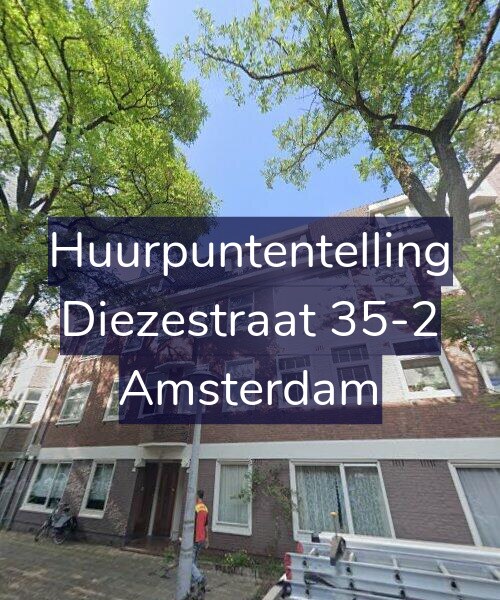 Foto gevel Huurpuntentelling voor Diezestraat 35-2, Amsterdam