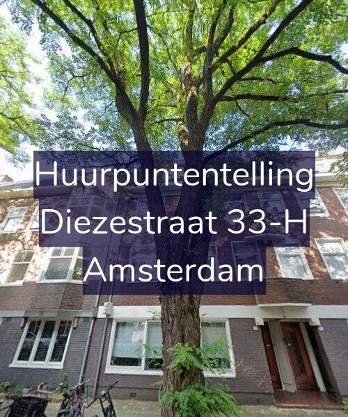 Foto gevel Huurpuntentelling voor Diezestraat 33-H, Amsterdam