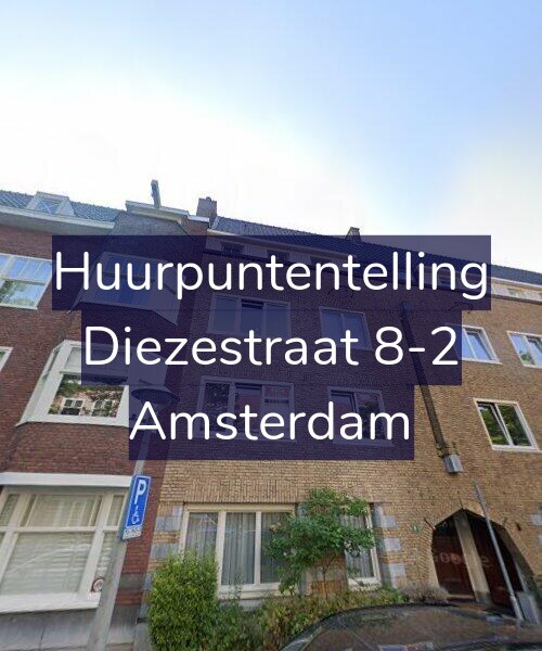 Foto gevel Huurpuntentelling voor Diezestraat 8-2, Amsterdam