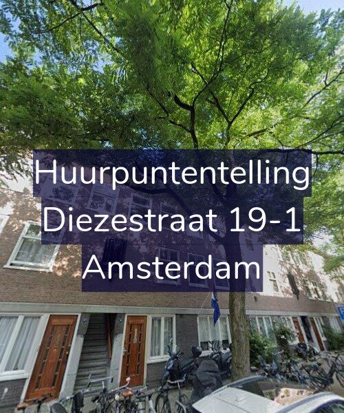 Foto gevel Huurpuntentelling voor Diezestraat 19-1, Amsterdam