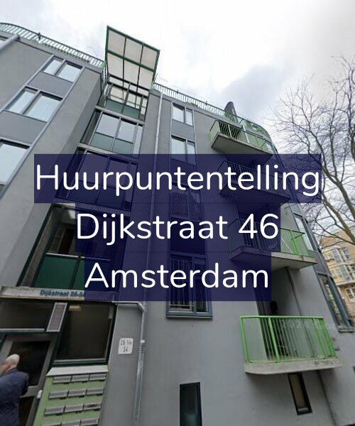 Foto gevel Huurpuntentelling voor Dijkstraat 46, Amsterdam