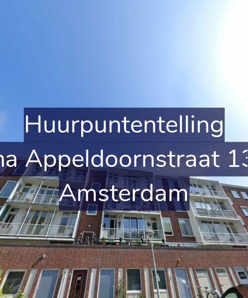Foto gevel Huurpuntentelling voor Dina Appeldoornstraat 13-2, Amsterdam