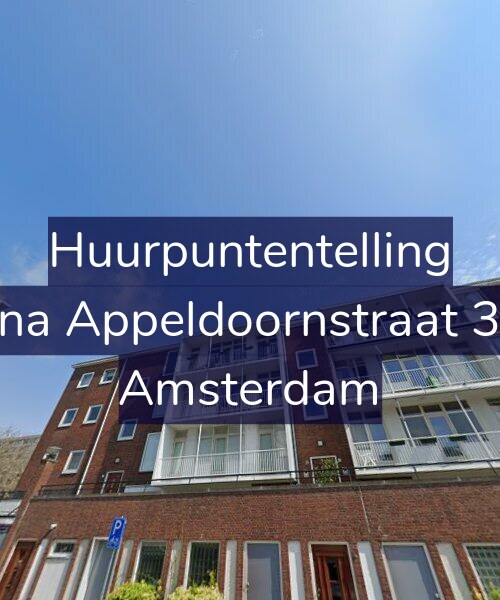 Foto gevel Huurpuntentelling voor Dina Appeldoornstraat 3-2, Amsterdam
