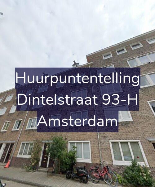 Foto gevel Huurpuntentelling voor Dintelstraat 93-H, Amsterdam