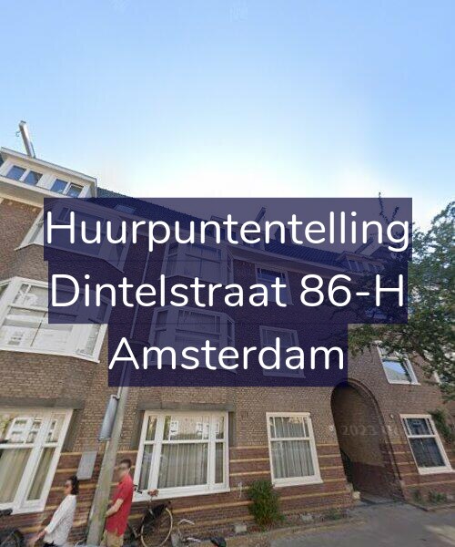 Foto gevel Huurpuntentelling voor Dintelstraat 86-H, Amsterdam