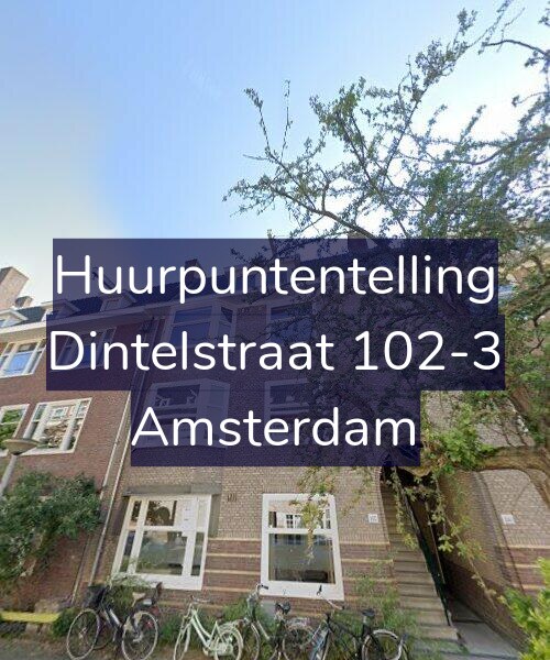 Foto gevel Huurpuntentelling voor Dintelstraat 102-3, Amsterdam