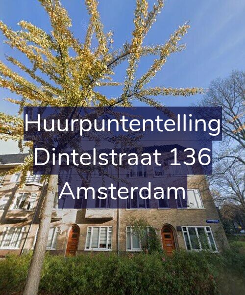 Foto gevel Huurpuntentelling voor Dintelstraat 136, Amsterdam