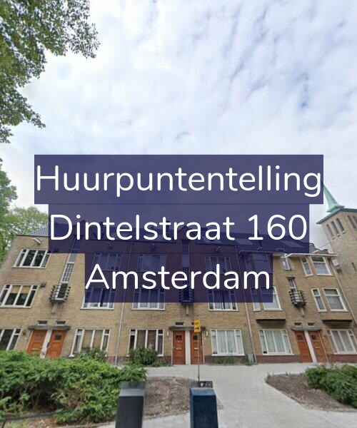 Foto gevel Huurpuntentelling voor Dintelstraat 160, Amsterdam