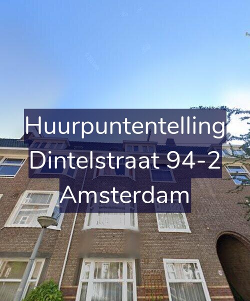 Foto gevel Huurpuntentelling voor Dintelstraat 94-2, Amsterdam