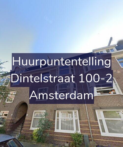 Foto gevel Huurpuntentelling voor Dintelstraat 100-2, Amsterdam