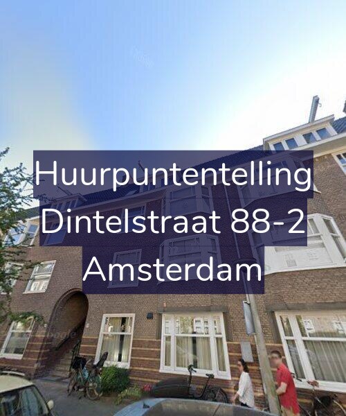 Foto gevel Huurpuntentelling voor Dintelstraat 88-2, Amsterdam