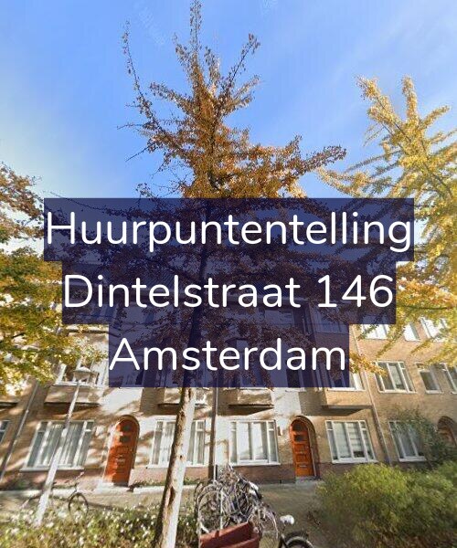 Foto gevel Huurpuntentelling voor Dintelstraat 146, Amsterdam