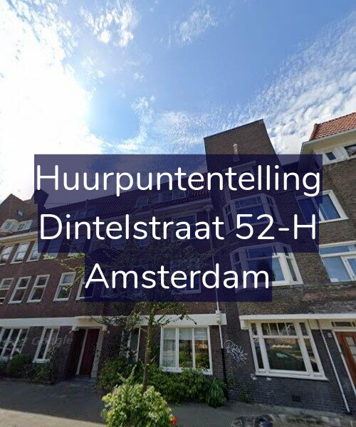 Foto gevel Huurpuntentelling voor Dintelstraat 52-H, Amsterdam