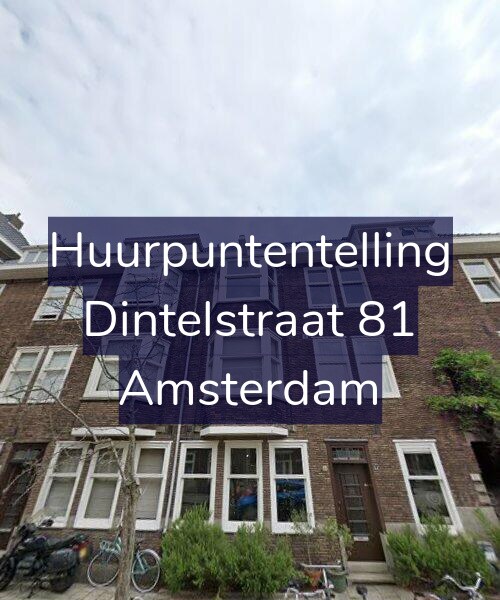 Foto gevel Huurpuntentelling voor Dintelstraat 81, Amsterdam