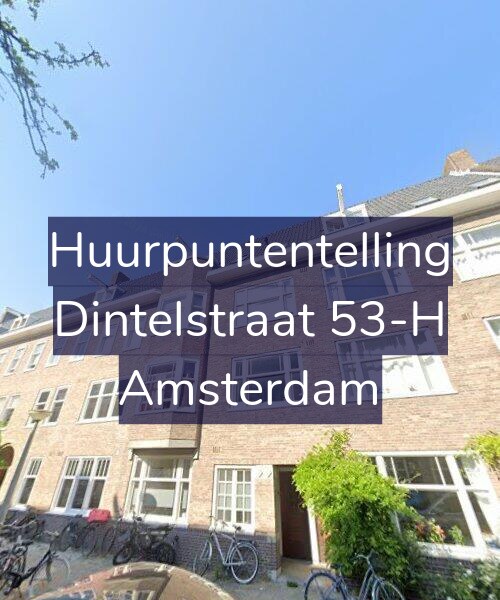 Foto gevel Huurpuntentelling voor Dintelstraat 53-H, Amsterdam