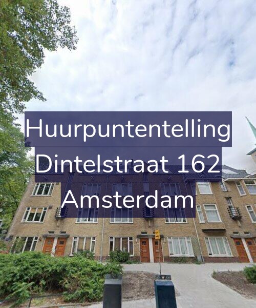 Foto gevel Huurpuntentelling voor Dintelstraat 162, Amsterdam