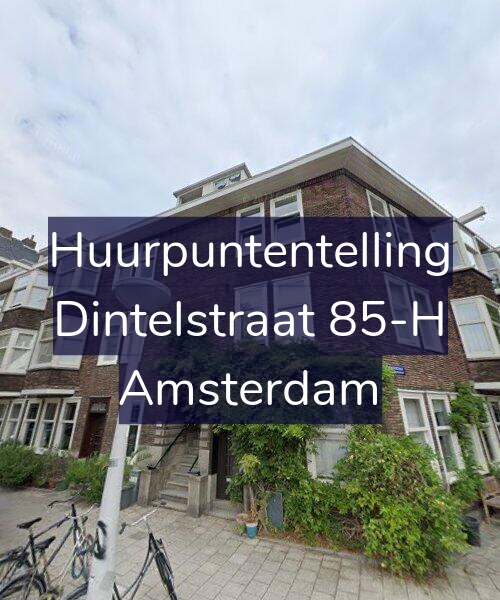 Foto gevel Huurpuntentelling voor Dintelstraat 85-H, Amsterdam