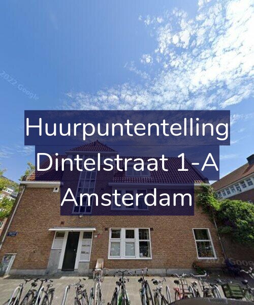Foto gevel Huurpuntentelling voor Dintelstraat 1-A, Amsterdam