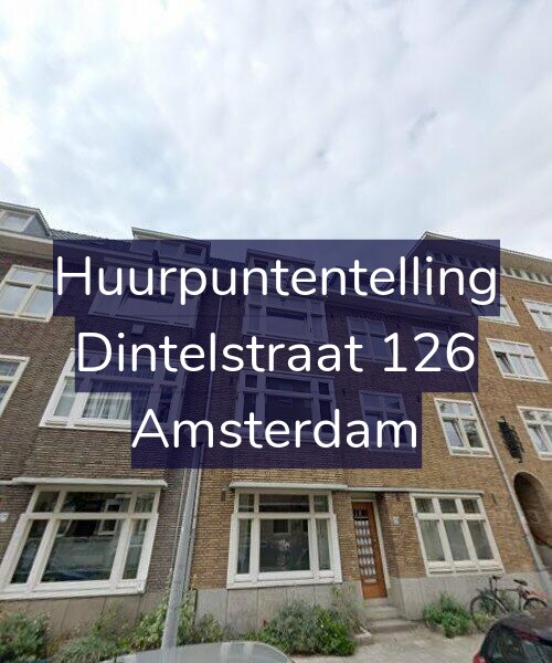 Foto gevel Huurpuntentelling voor Dintelstraat 126, Amsterdam