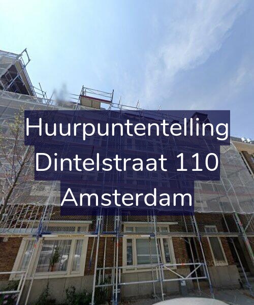 Foto gevel Huurpuntentelling voor Dintelstraat 110, Amsterdam