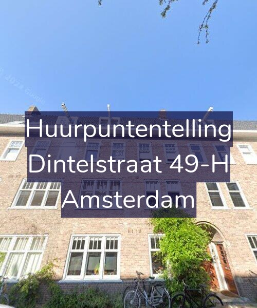 Foto gevel Huurpuntentelling voor Dintelstraat 49-H, Amsterdam