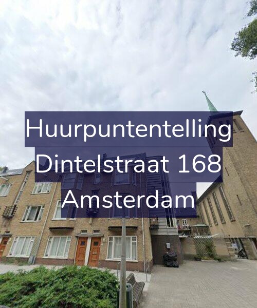 Foto gevel Huurpuntentelling voor Dintelstraat 168, Amsterdam