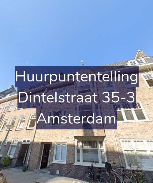 Foto gevel Huurpuntentelling voor Dintelstraat 35-3, Amsterdam