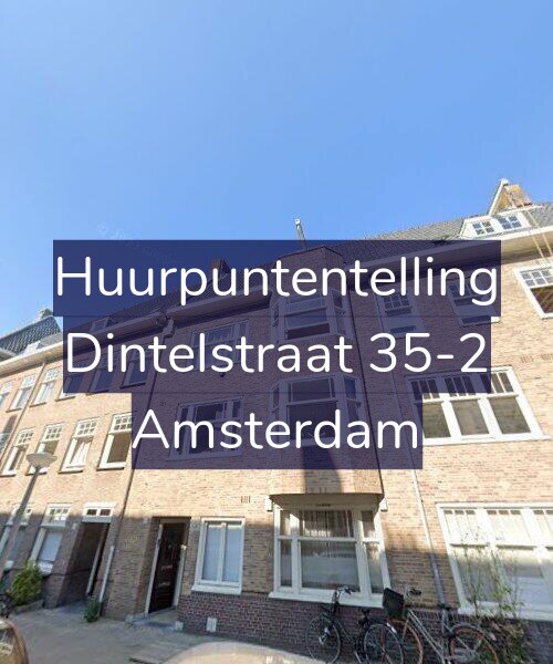 Foto gevel Huurpuntentelling voor Dintelstraat 35-2, Amsterdam