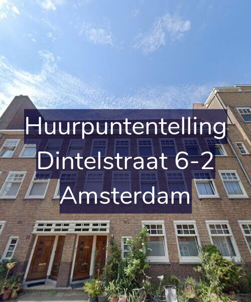 Foto gevel Huurpuntentelling voor Dintelstraat 6-2, Amsterdam
