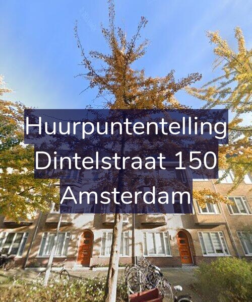 Foto gevel Huurpuntentelling voor Dintelstraat 150, Amsterdam