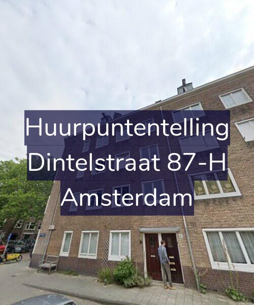 Foto gevel Huurpuntentelling voor Dintelstraat 87-H, Amsterdam