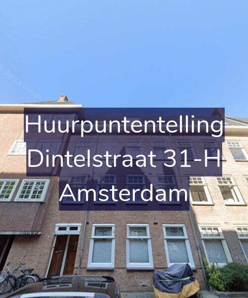 Foto gevel Huurpuntentelling voor Dintelstraat 31-H, Amsterdam