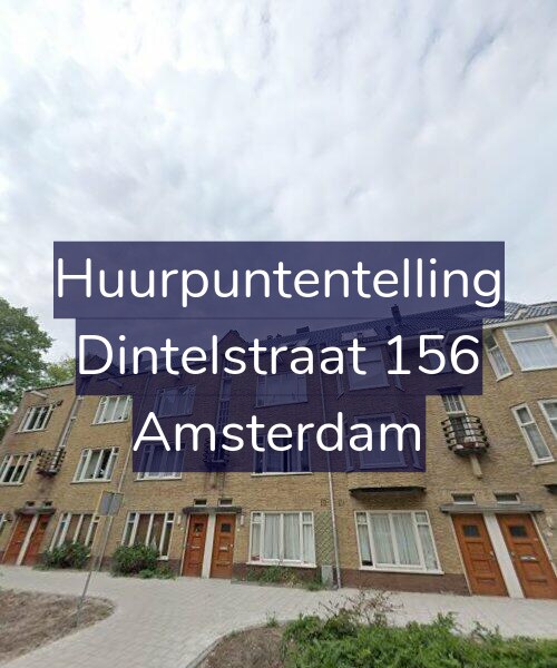 Foto gevel Huurpuntentelling voor Dintelstraat 156, Amsterdam