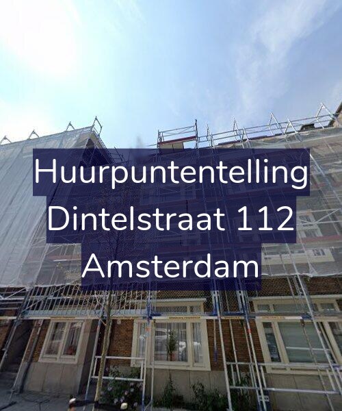 Foto gevel Huurpuntentelling voor Dintelstraat 112, Amsterdam