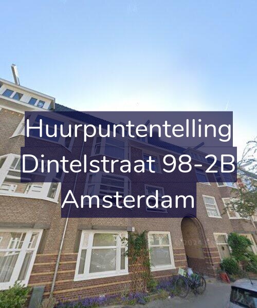 Foto gevel Huurpuntentelling voor Dintelstraat 98-2B, Amsterdam