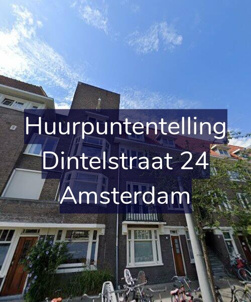 Foto gevel Huurpuntentelling voor Dintelstraat 24, Amsterdam