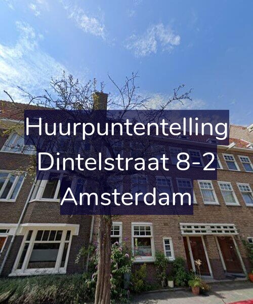Foto gevel Huurpuntentelling voor Dintelstraat 8-2, Amsterdam