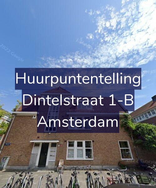 Foto gevel Huurpuntentelling voor Dintelstraat 1-B, Amsterdam
