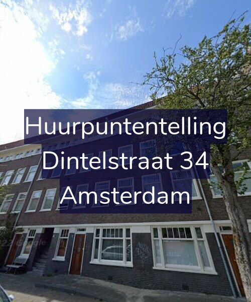 Foto gevel Huurpuntentelling voor Dintelstraat 34, Amsterdam