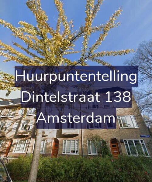 Foto gevel Huurpuntentelling voor Dintelstraat 138, Amsterdam