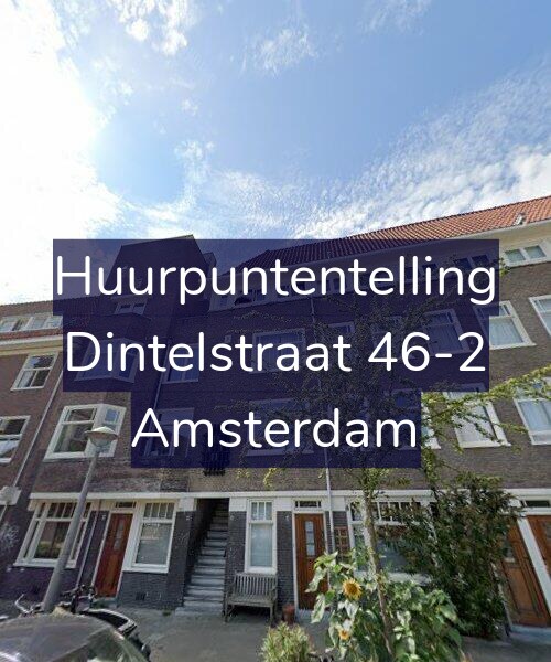 Foto gevel Huurpuntentelling voor Dintelstraat 46-2, Amsterdam