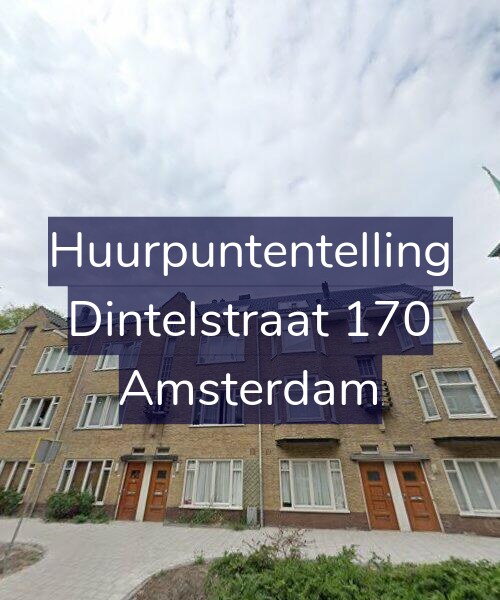 Foto gevel Huurpuntentelling voor Dintelstraat 170, Amsterdam