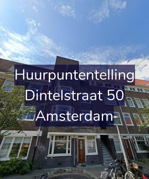 Foto gevel Huurpuntentelling voor Dintelstraat 50, Amsterdam