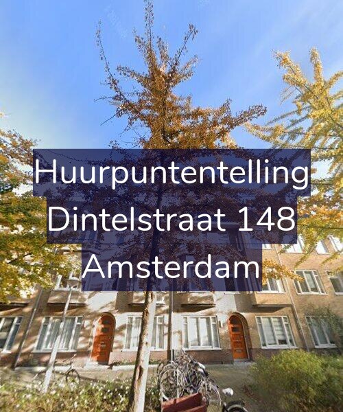 Foto gevel Huurpuntentelling voor Dintelstraat 148, Amsterdam