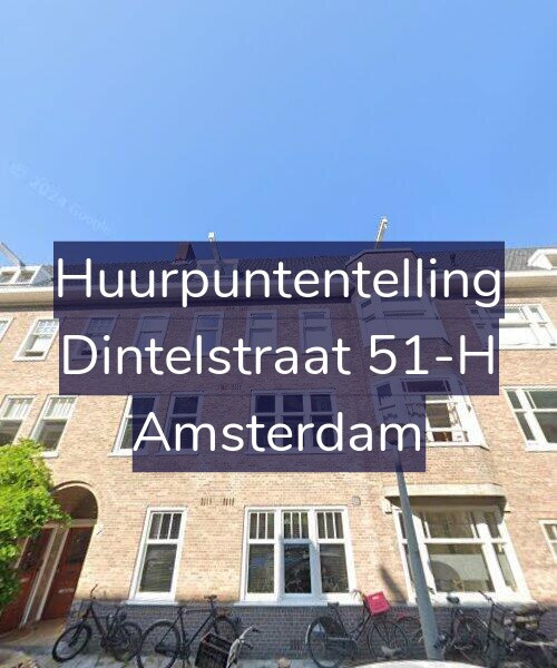 Foto gevel Huurpuntentelling voor Dintelstraat 51-H, Amsterdam
