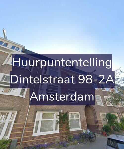 Foto gevel Huurpuntentelling voor Dintelstraat 98-2A, Amsterdam