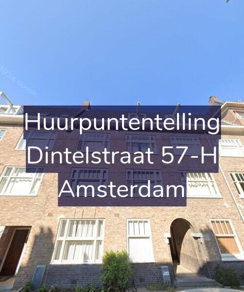 Foto gevel Huurpuntentelling voor Dintelstraat 57-H, Amsterdam