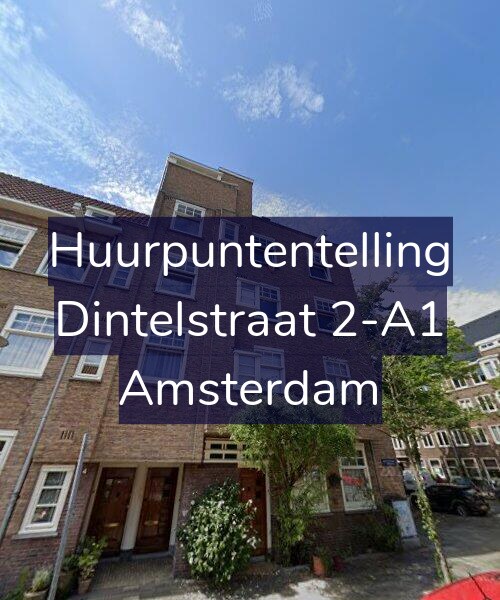 Foto gevel Huurpuntentelling voor Dintelstraat 2-A1, Amsterdam
