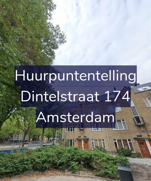 Foto gevel Huurpuntentelling voor Dintelstraat 174, Amsterdam