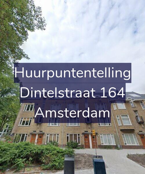 Foto gevel Huurpuntentelling voor Dintelstraat 164, Amsterdam